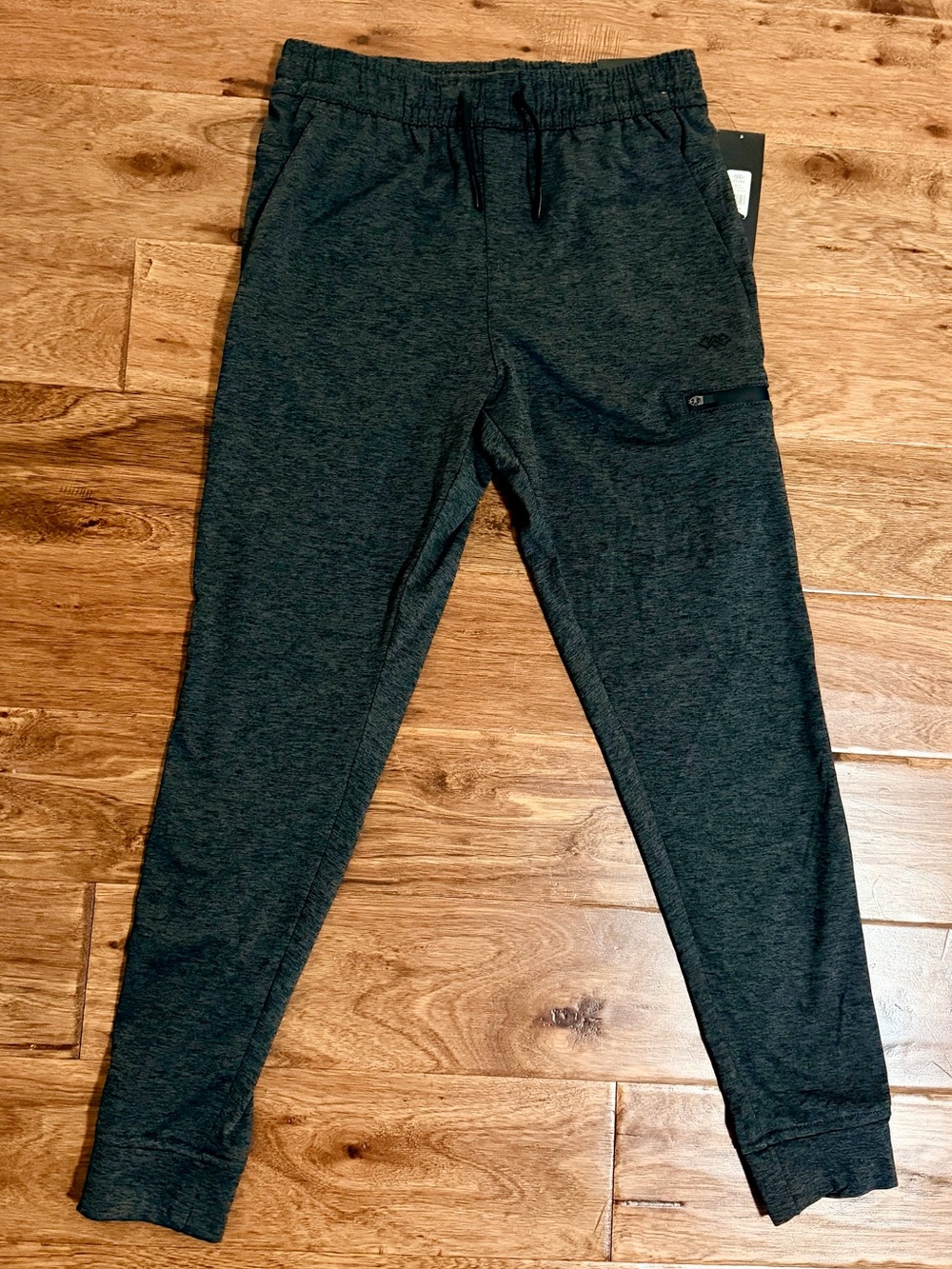 🆕 Boy’s Charcoal Heather Jogger Sweatpants with Drawstring